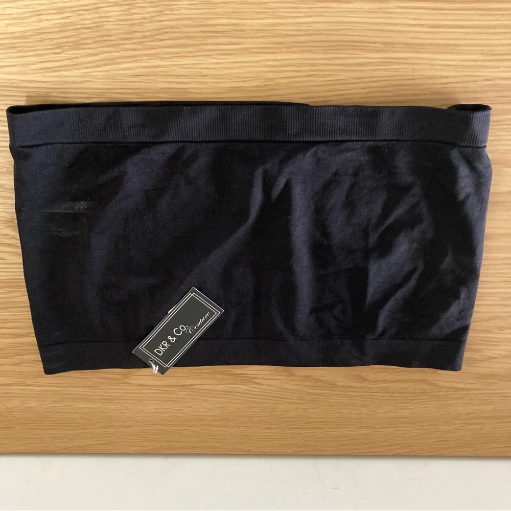 DKR & Co L/XL Black Bandeau - NWT